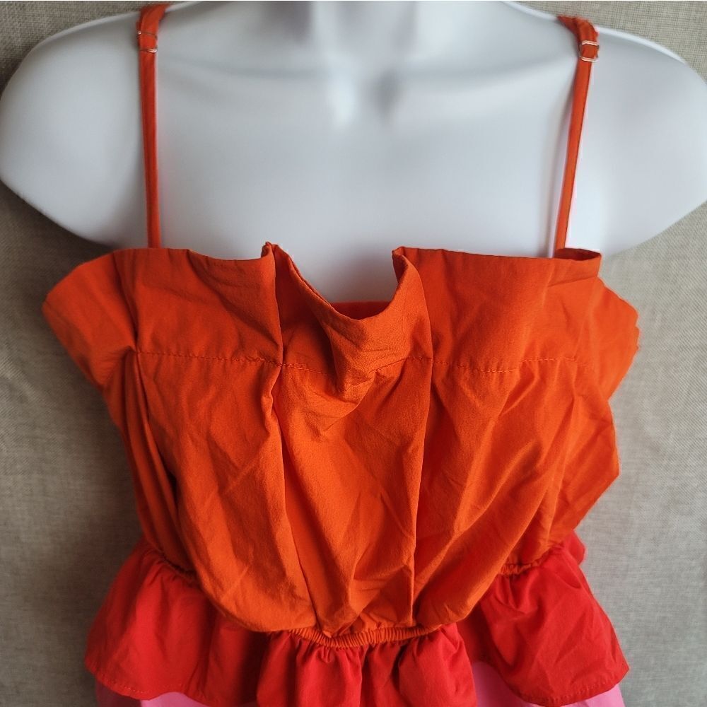 TCEC Pleated Colorblock Tank - Picture 3 of 9